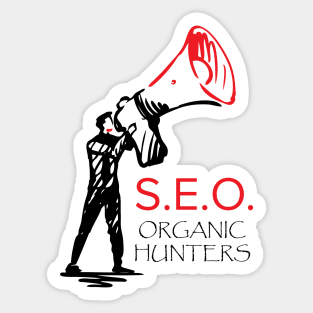 SEO manager, internet advertising, organic traffic Sticker